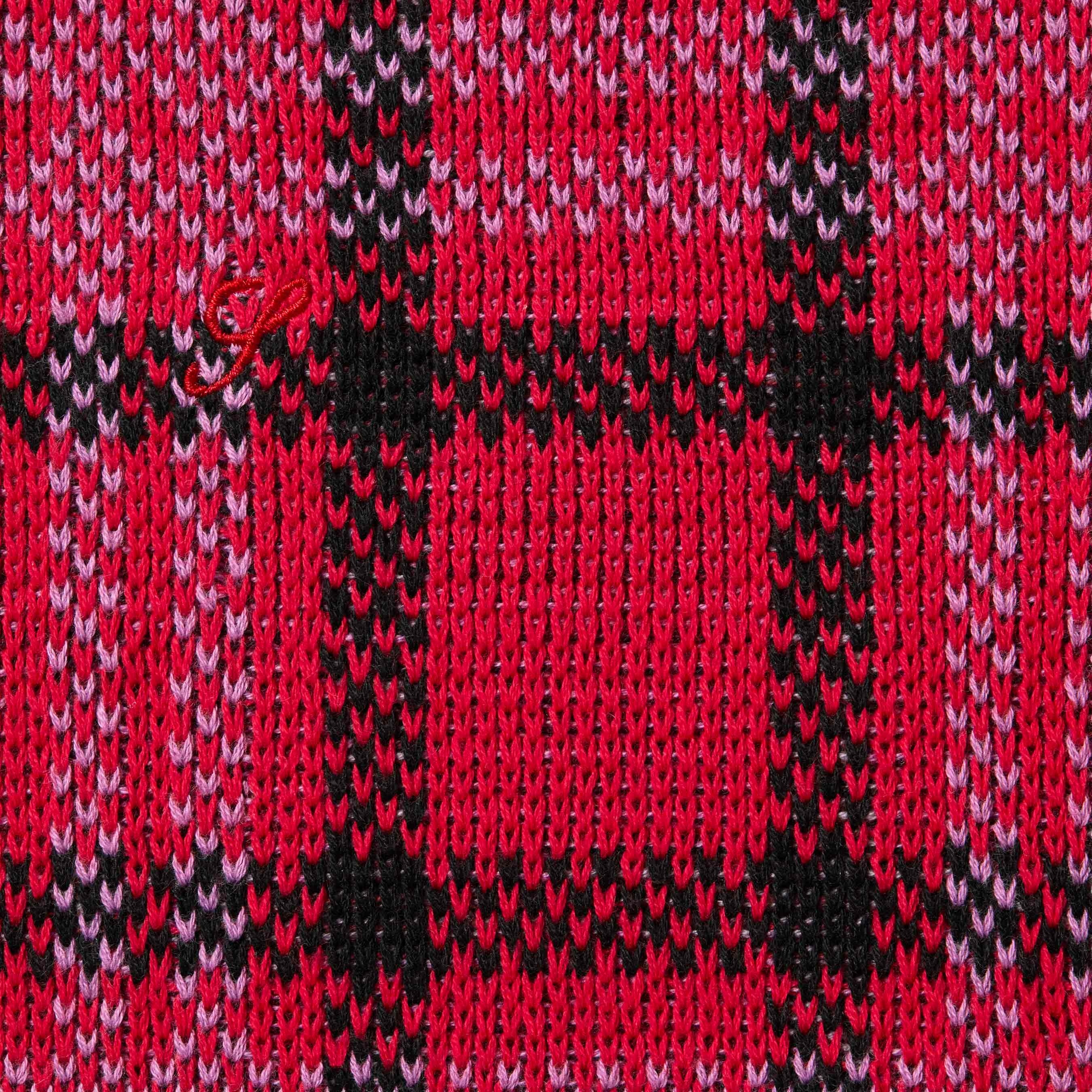 Plaid Knit S/S Polo view 6